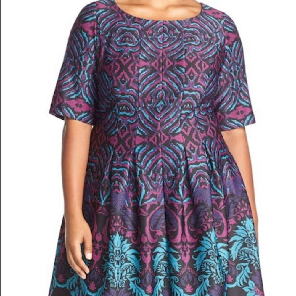 Fit and Flare Scuba Dress